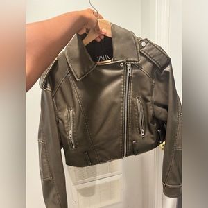 Zara Leather Jacket.